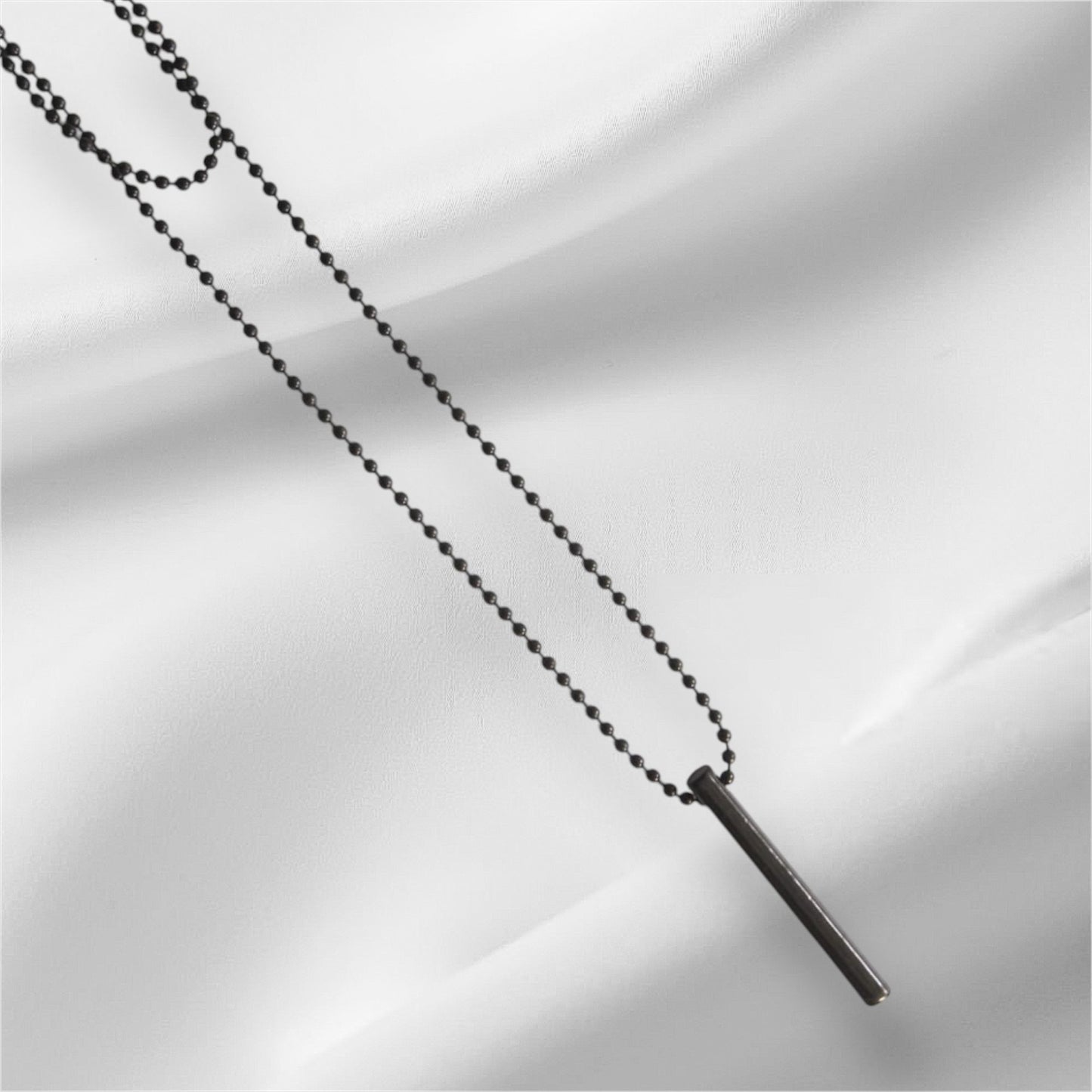 Black 3D Vertical Bar Cuboid Stick