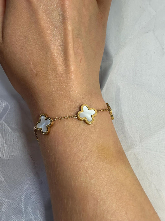 Four-Leaf Clover Bracelet
