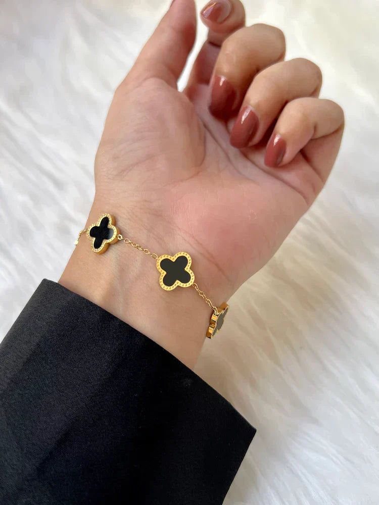Four-Leaf Clover Bracelet